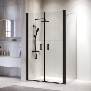 Душевой уголок RGW PA-144B (PA-104B+Z-050-2B+O-204B) 060814478-14 70x80см чёрный